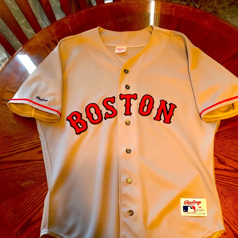 Authentic Boston Red Sox road jersey